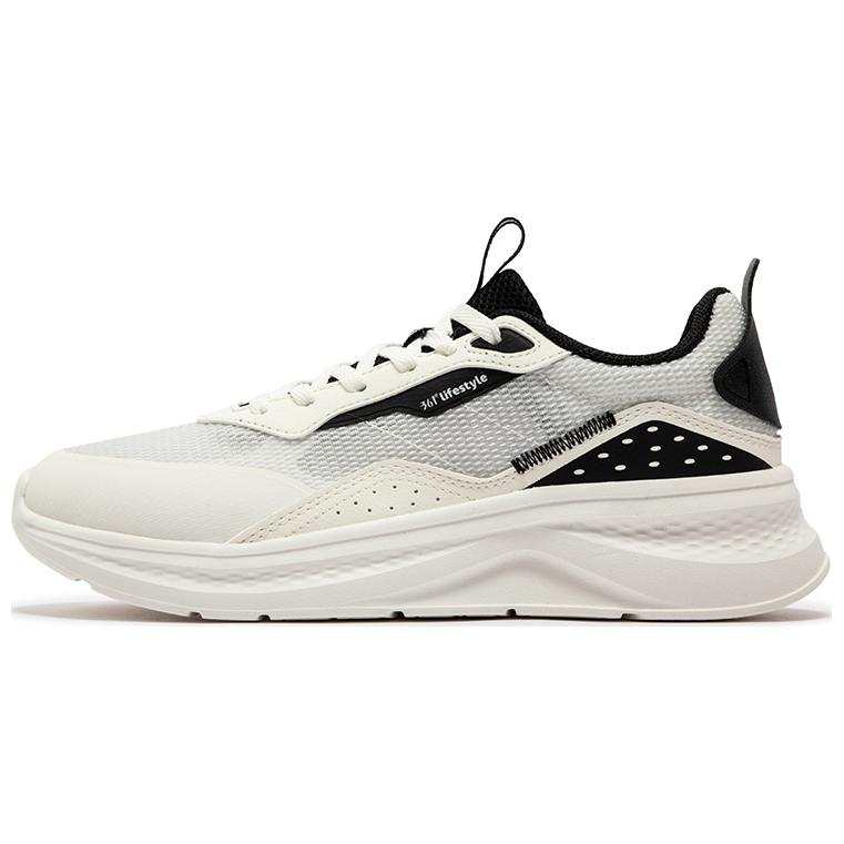 361° Life Collection Cushioning Breathable Cushioning Breathable Low top Running Shoes Women's White Black