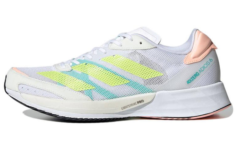 Adidas Adidas Adizero Adios 6 Fabric Cushioning Abrasion Resistant Cushioning, Wear Resistant Low top Carbon Plate Marathon
