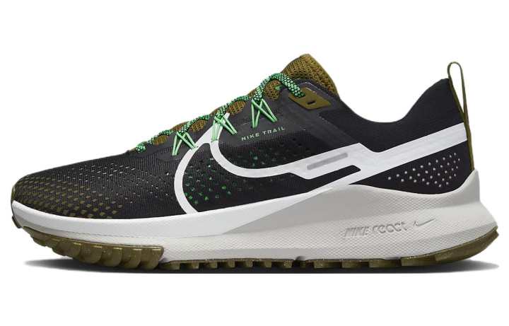 Nike Nike Pegasus Trail 4 Mesh Cushioning Slip Resistant Cushioning Slip Resistant Low top / Men's Black Green /