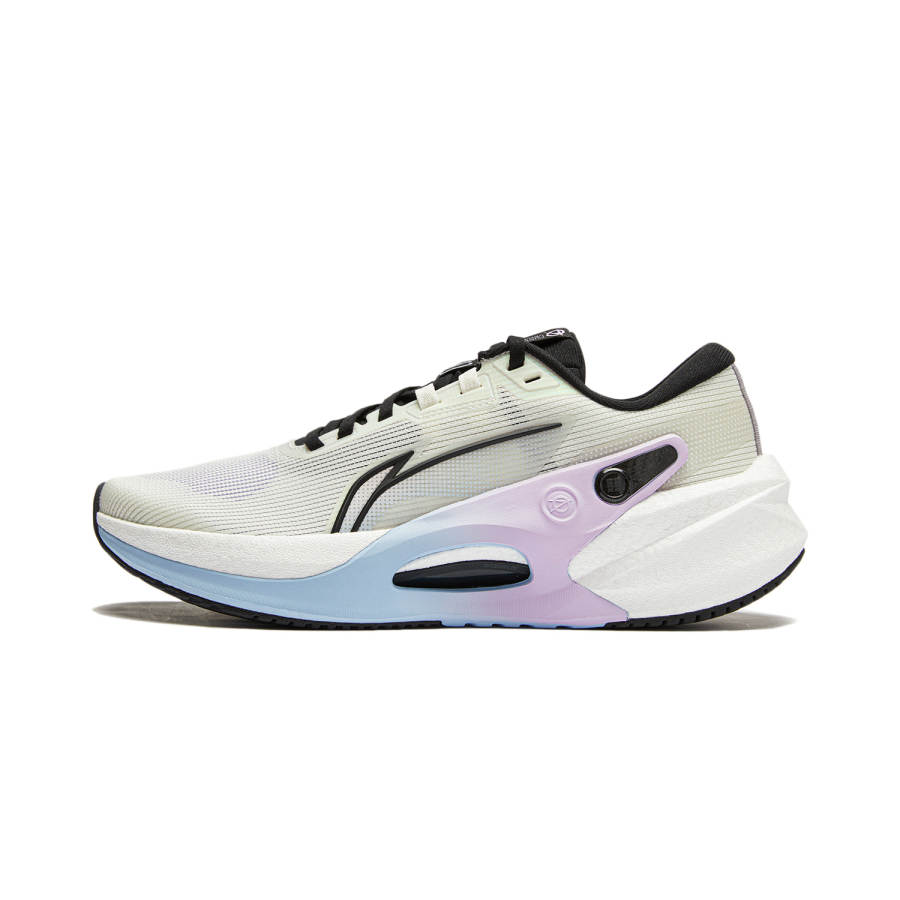 Li-Ning Li Ning Furious Rider 7.0 V2 Running Shoes Men's Low Top Ivory/Black/Sky Blue