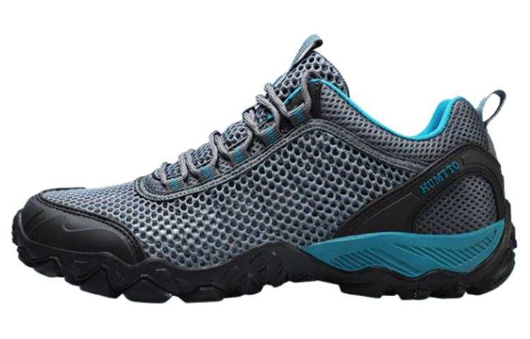 HUMTTO Cushioning Abrasion Resistant Cushioning, Wear Resistant Low top Outdoor Shoes Men's Gray Blue