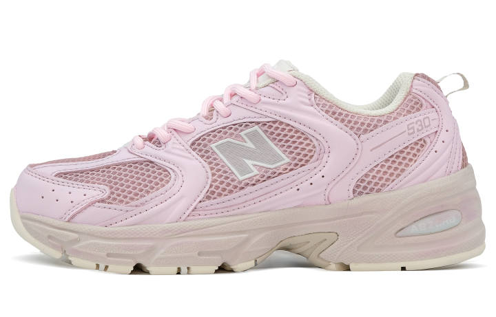 New Balance New Balance NB 530 Mesh, Textile, Artificial Leather Low top Running Shoes Unisex Pink D Width