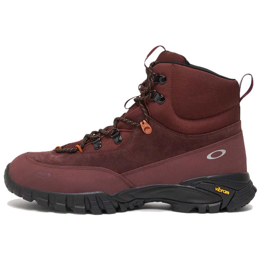 Oakley Slip Resistant Abrasion Resistant High top Outdoor Shoes Men's Red