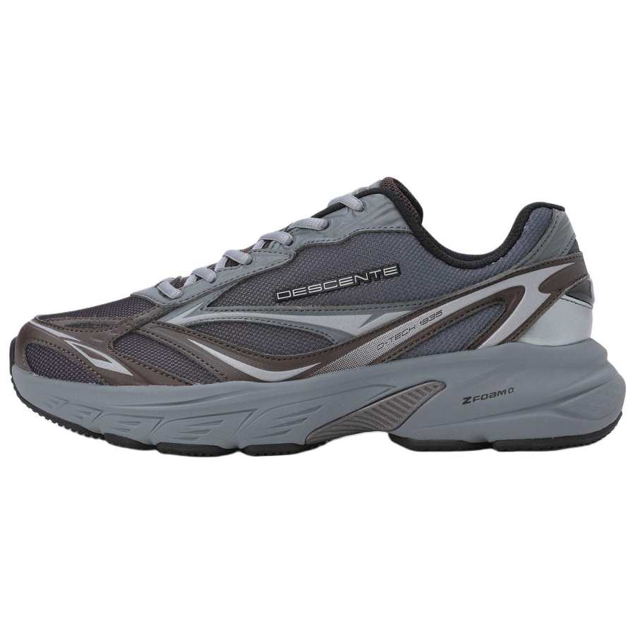 DESCENTE Low top Casual Training City Commuting Running Shoes Unisex Gray