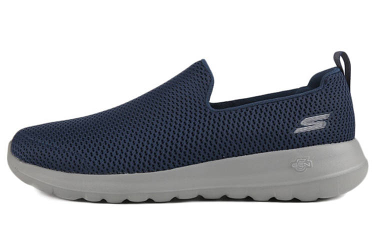 Skechers GO WALK Ma Fabric Cushioning Breathable Cushioning Breathable Low top Casual Running Shoes Men's Marine Blue