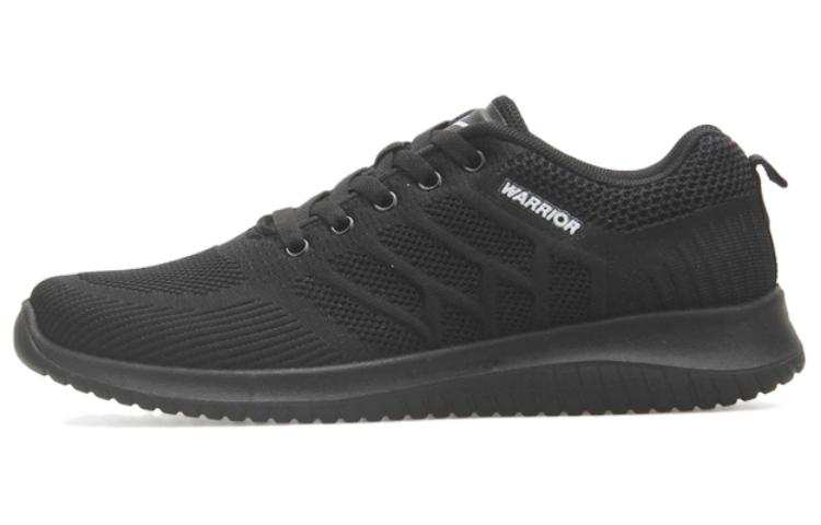 WARRIOR Slip Resistant, Waterproof, Lightweight Low top Running Shoes Men's Black