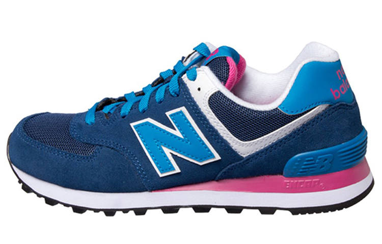 New Balance New Balance NB 574 Running Shoes Women's Low Top Blue/White/Pink