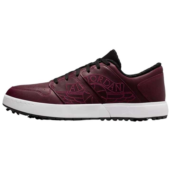 Jordan Jordan Nu Retro 1 Golf Shoes Unisex Burgundy