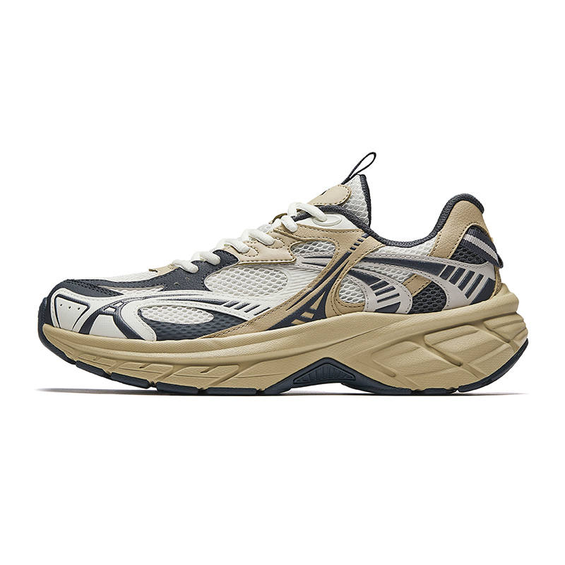 Anta Low top Running Shoes Men's White Gray Brown