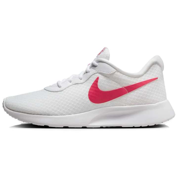 Nike Nike Tanjun Breathable And Resilient Low top Running Shoes Women's White Red