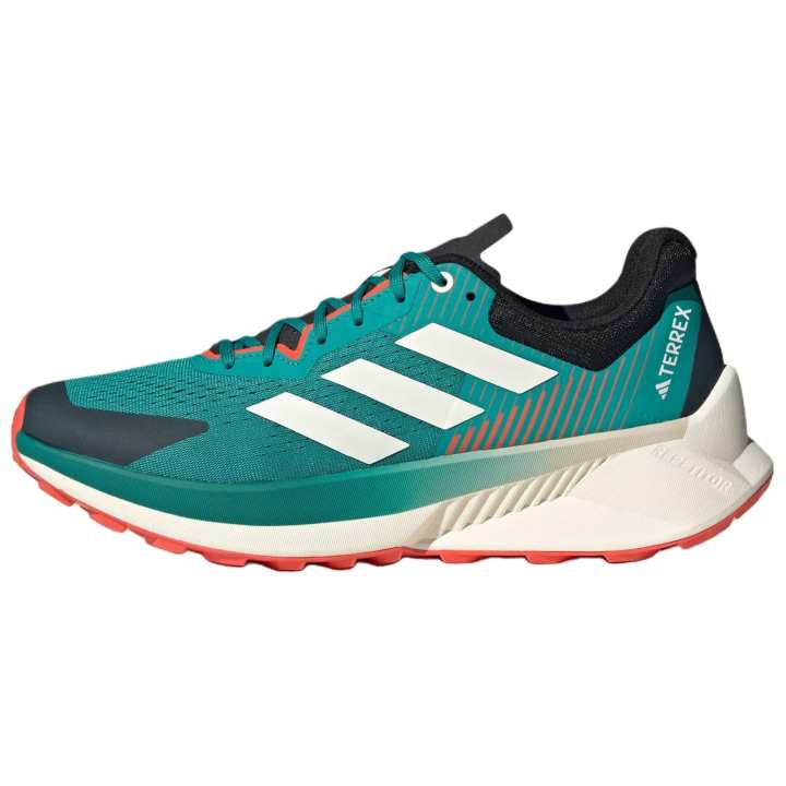 Adidas Adidas Terrex Soulstride Flow Breathable Support Lightweight Trail Running Shoes Men's Cyan