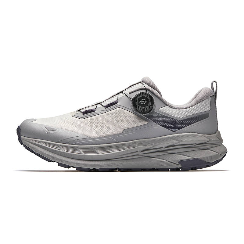 Anta Qilian Running Shoes Men's Cumulus Gray