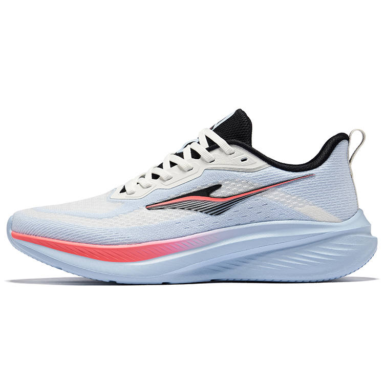 Erke Cushioning Rebound Breathable Low top Running Shoes Men's Microcrystal White Misty Blue