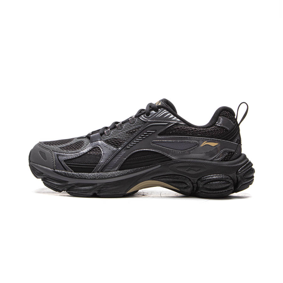 Li-Ning Li Ning Fuyao Boom Low top Running Shoes Men's Black Gray