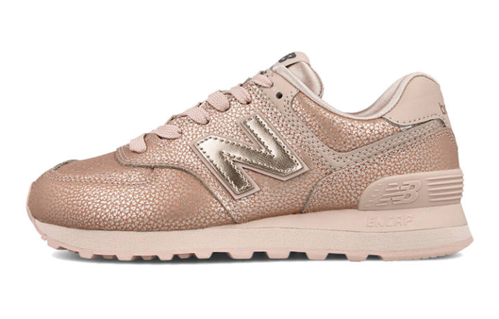 New Balance New Balance 574 Pink/Golden Women's