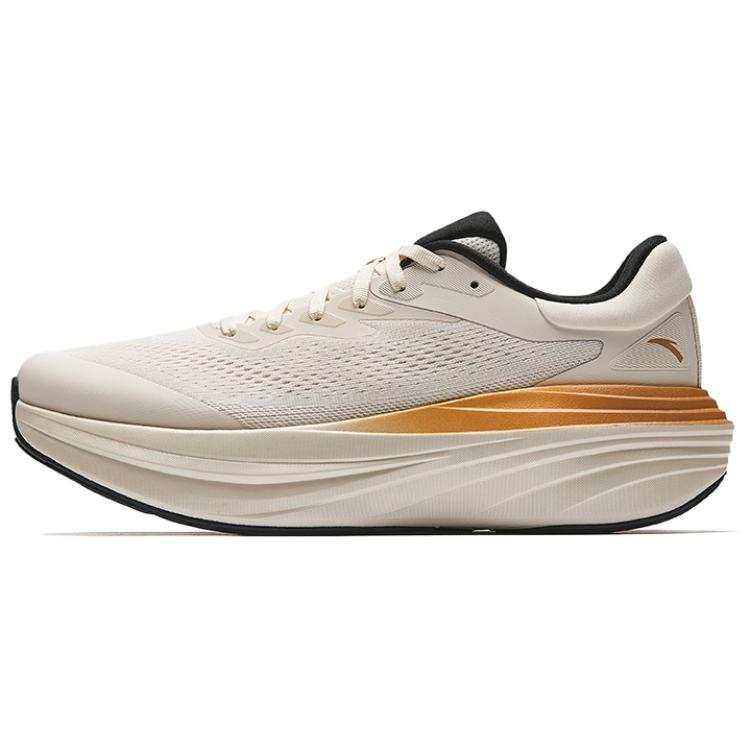 Anta Travel 2 Low top Casual Long Distance Running Sprint City Commuting Running Shoes Men's Fish Belly White