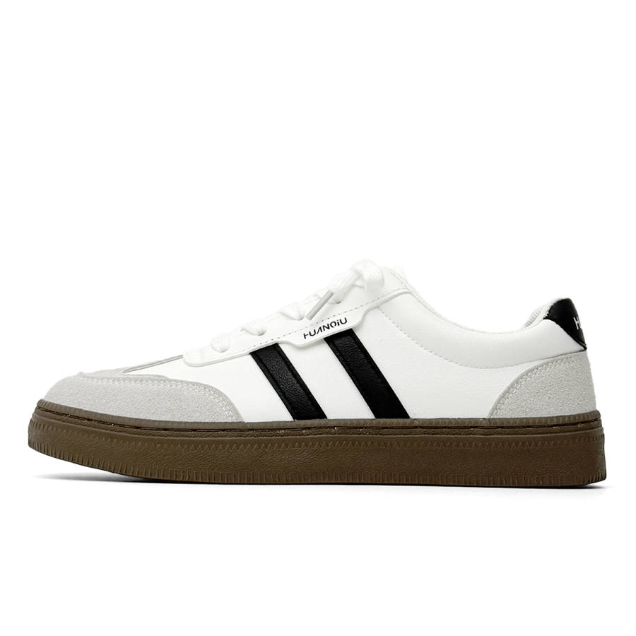HUANQIU Height Increasing Abrasion Resistant Lightweight Low top Skateboard Shoes Men's