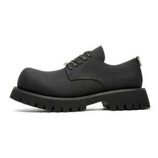 HUOFEIYU Microfiber Leather Abrasion Resistant Height Increasing Work Boots Men's