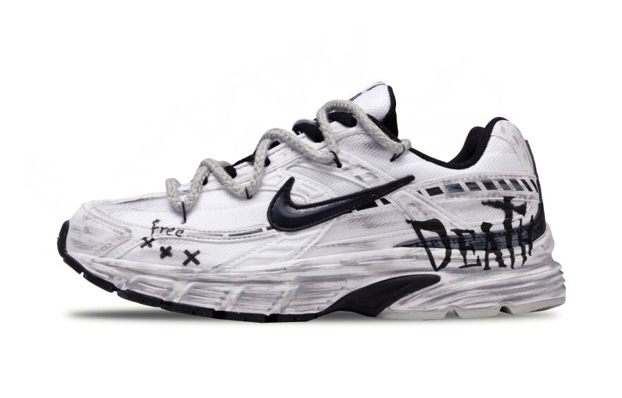 Nike Nike Initiator Slip Resistant Low top Running Shoes Men's White Gray