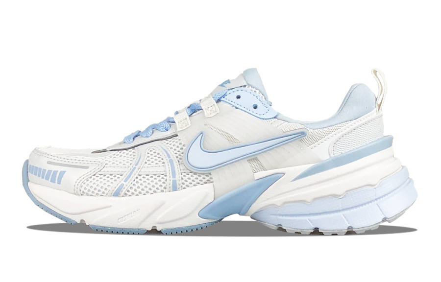 Nike Nike V2K Run Abrasion Resistant Low top Running Shoes Women's Blue White