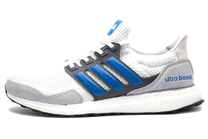 Adidas Adidas ULT Textile, Mesh Cushioning Slip Resistant Cushioning Slip Resistant Low top Running Shoes Unisex Blue Gray