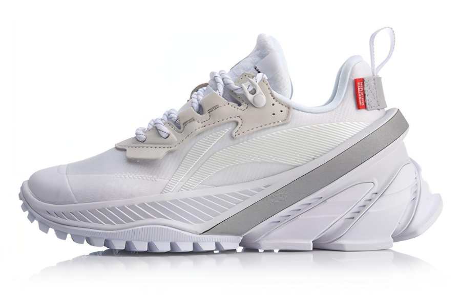 Li-Ning Li Ning Cushioning Slip Resistant Lightweight Low top Running Shoes Women's White