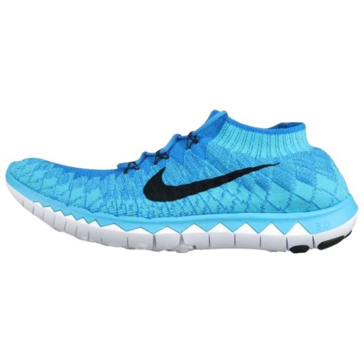 Nike Nike Free 3.0 Flyknit Running Shoes Unisex Blue