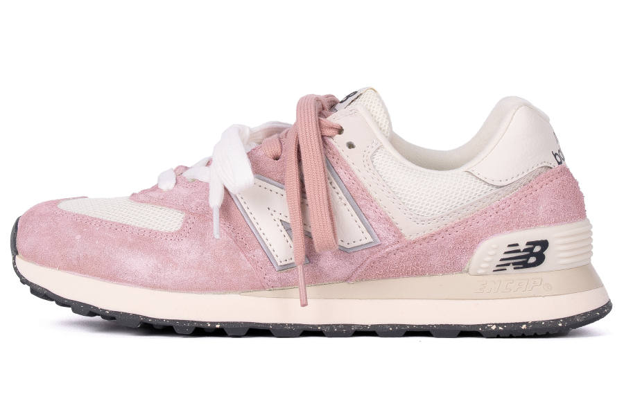 New Balance New Balance NB 574 Abrasion Resistant Low top Running Shoes Unisex Pink White