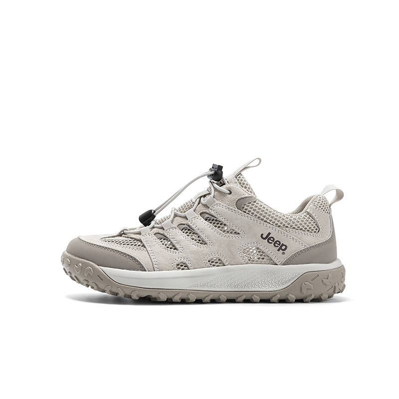 Jeep Low top Outdoor Shoes Women's Mesh Gray