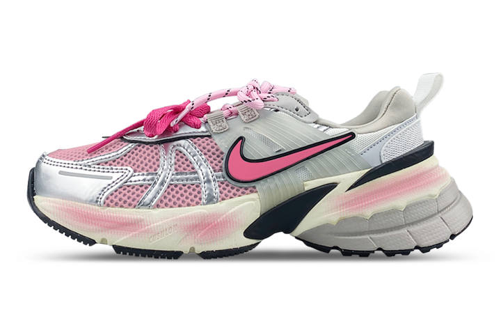 Nike Nike V2K Run Low top Running Shoes Women's White Pink Silver