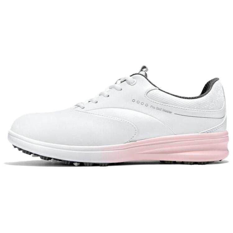 PGM Microfiber Leather Low top Cushioning Slip Resistant Golf Shoes Women's Pink White