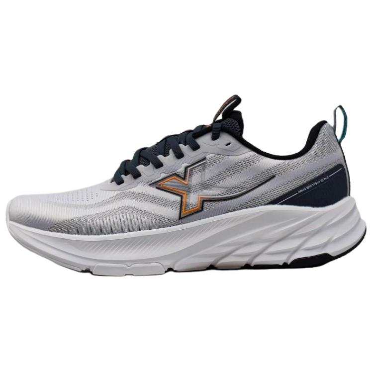 XTEP Cushioning, Wear Resistant Low top Casual Racing Running Shoes Men's Gray