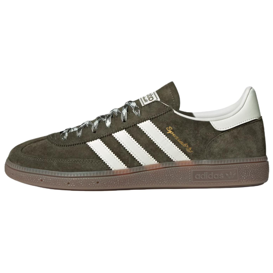 Adidas Originals HANDBALL SPEZIAL Leather Low top German Army Trainers Unisex Olive Green