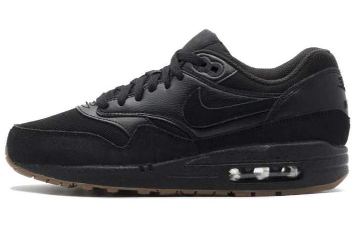 Nike Nike Air Max1 Essential Black Black Gum Medium Brown Women's