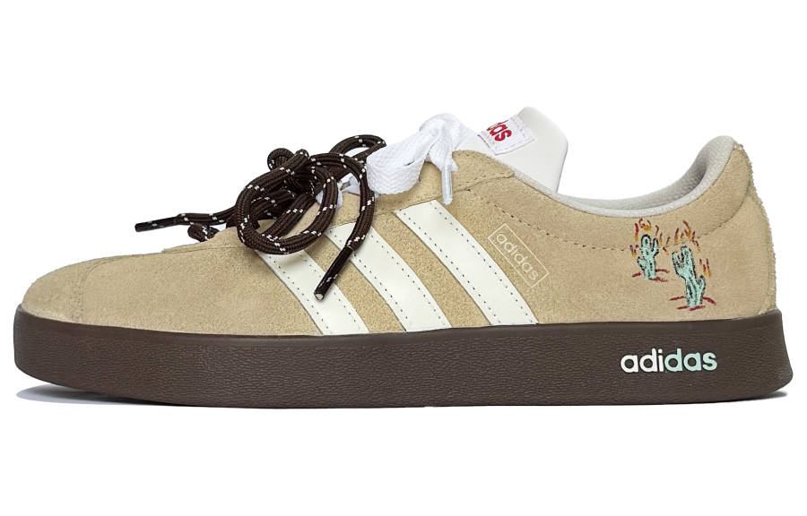 Adidas Adidas VL COURT 2.0 German Army Trainers Unisex Low Top White Coffee
