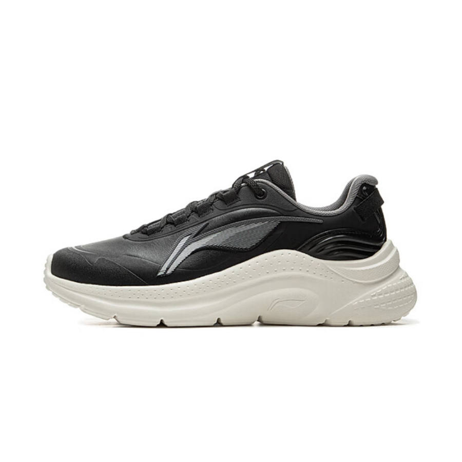 Li-Ning Li Ning Liuyun Slip Resistant Abrasion Resistant Low top Casual Running Shoes Women's Black