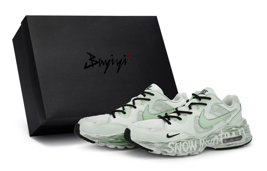 Nike Nike Air Max Fusion Abrasion Resistant Abrasion Resistant Low top Casual Running Shoes Women's Green White