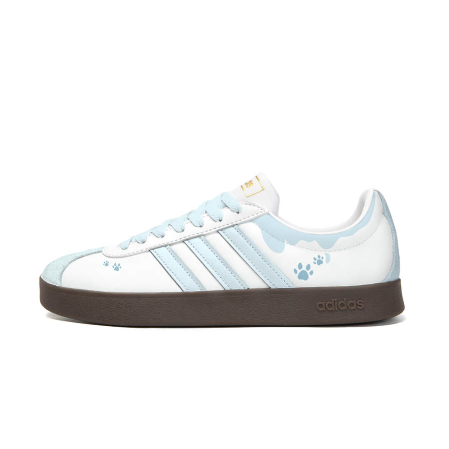 Adidas Adidas Vl Court Classic Skateboard Shoes Unisex Low Top White/Blue