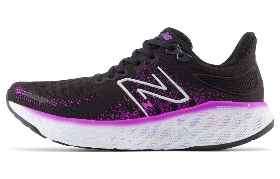 New Balance New Balance NB Fresh Foam 1080 Abrasion Resistant Low top Training City Commuting Running Shoes Women's Black Purple