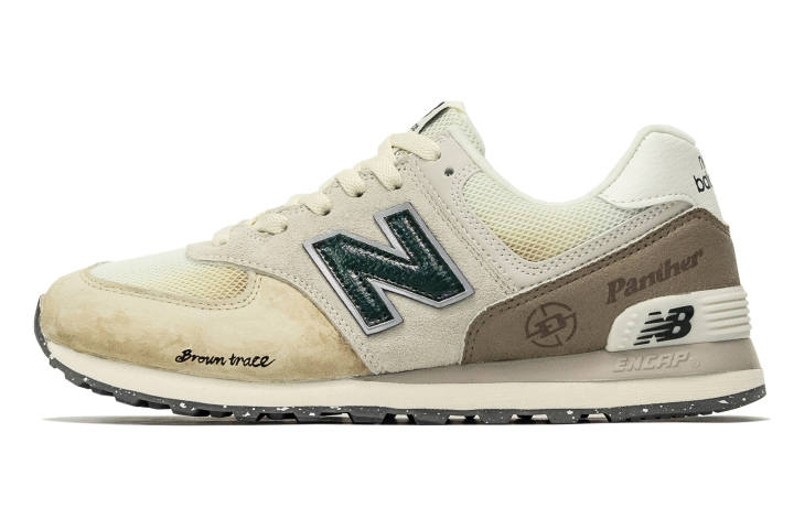 New Balance New Balance NB 574 Coverage Low top Running Shoes Unisex Brown White