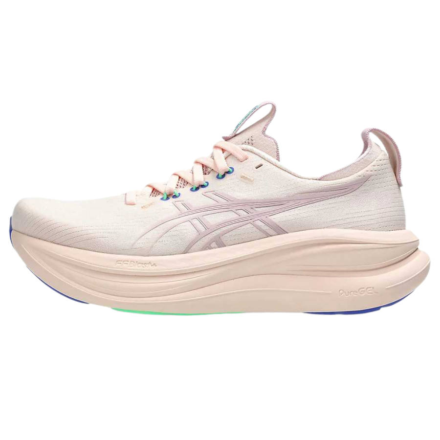 ASICS GEL NIMBUS 28 Cushioning Breathable Low top Running Shoes Women's Wide Fit