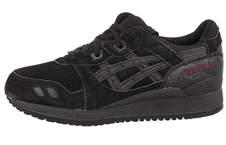 Asics Gel Lyte 3 Abrasion Resistant Abrasion Resistant Low top Running Shoes Men's Black