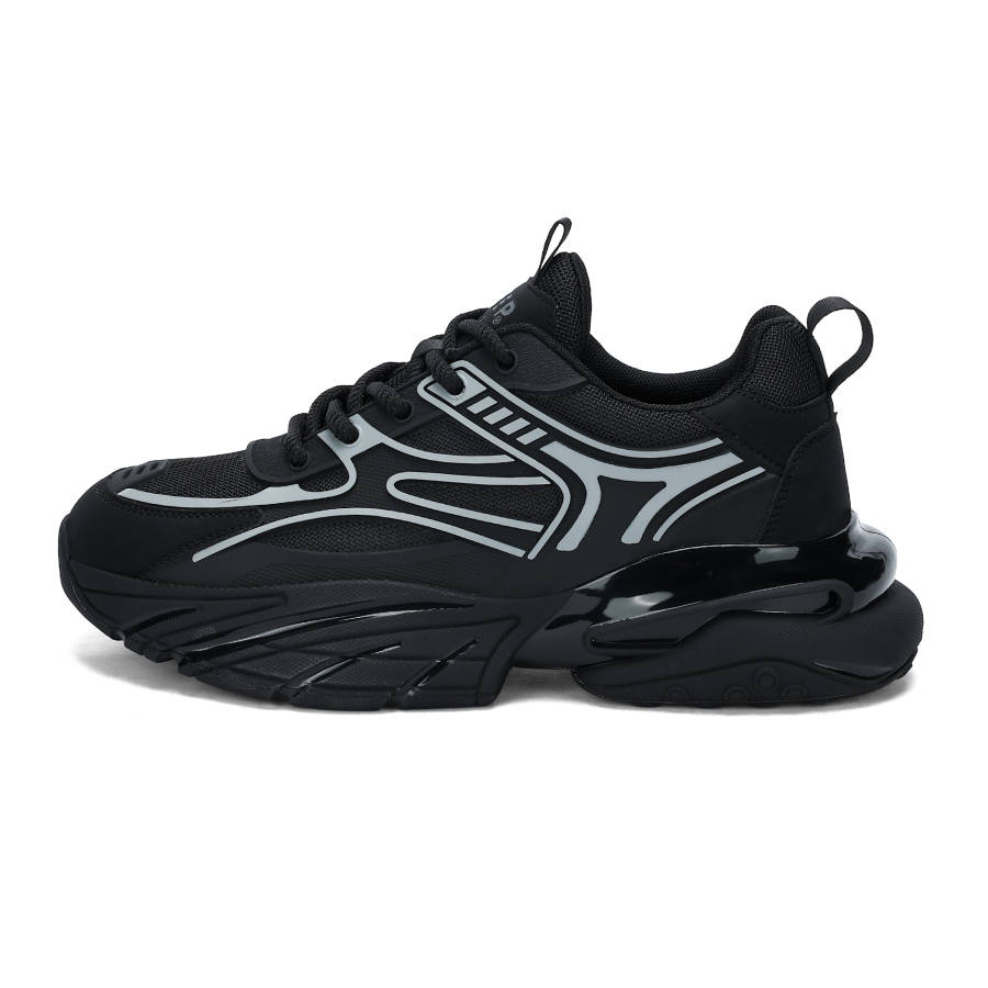JEEP SPIRIT Low top Chunky Sneakers Men's Graphite Silver