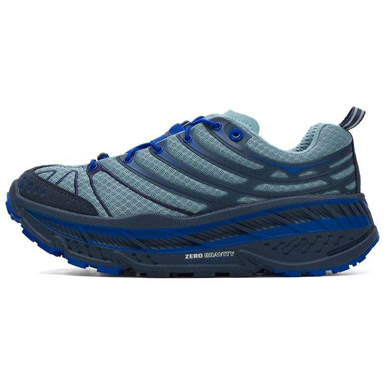 HOKA ONE ONE Stinson Evo OG Soft And Comfortable Balance Trail Running Shoes Unisex Blue