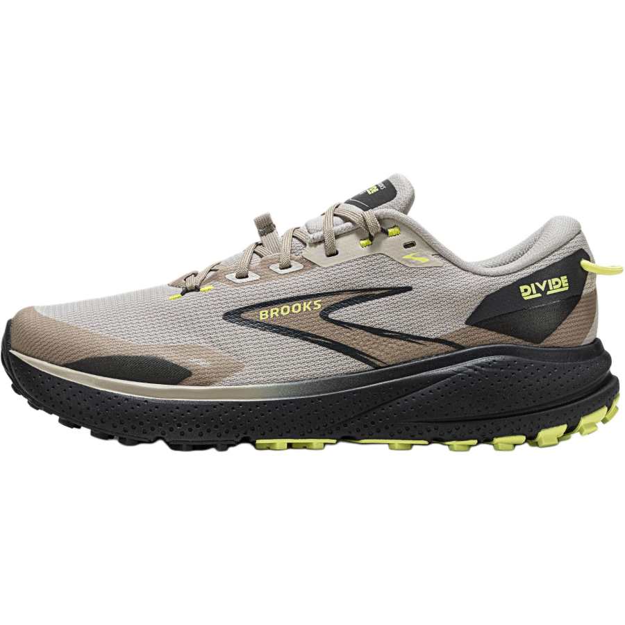 Brooks Divide 6 Cushioning Abrasion Resistant Breathable Low top Running Shoes Men's Brown