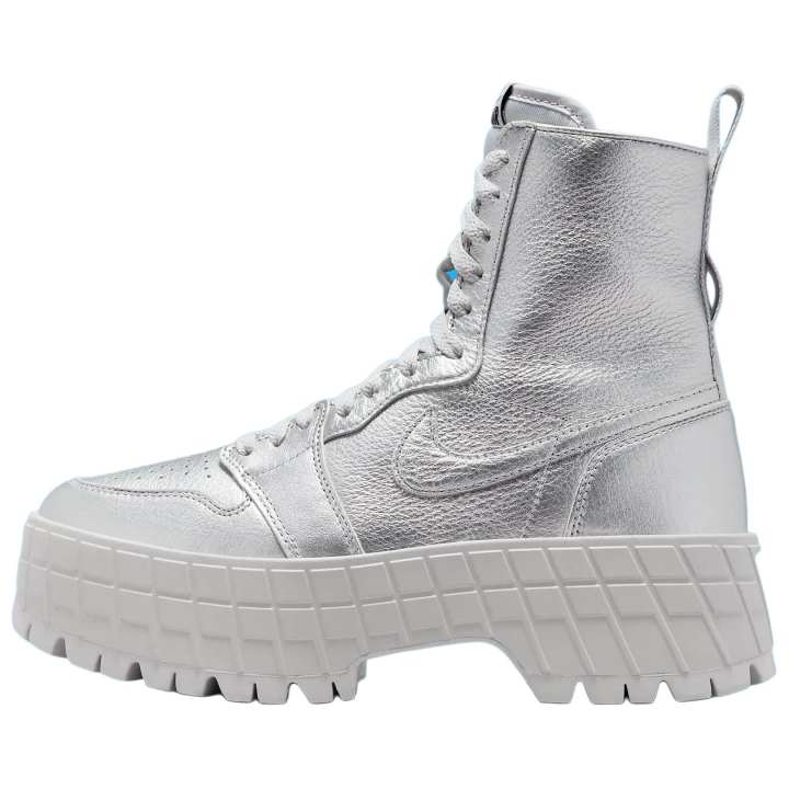 Jordan Jordan 1 Brooklyn Metallic Silver Neutral Grey Women's