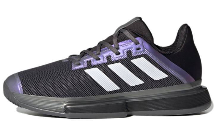 Adidas Adidas Solematch Bounce Running Shoes Men's Low Top Black/Purple