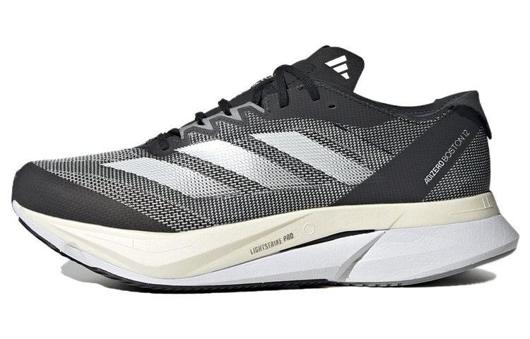 Adidas Adidas Adizero Boston 12 Wide 'Black Carbon'