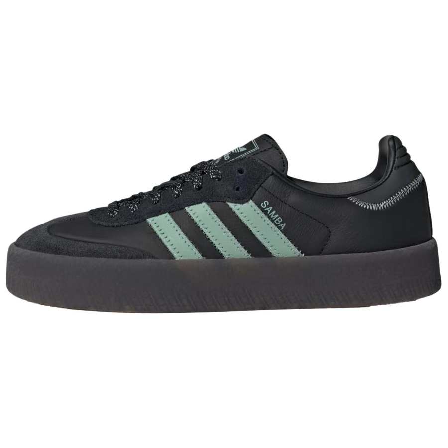 Adidas Originals SAMBAE Low top Casual Shoes Women's Black Green