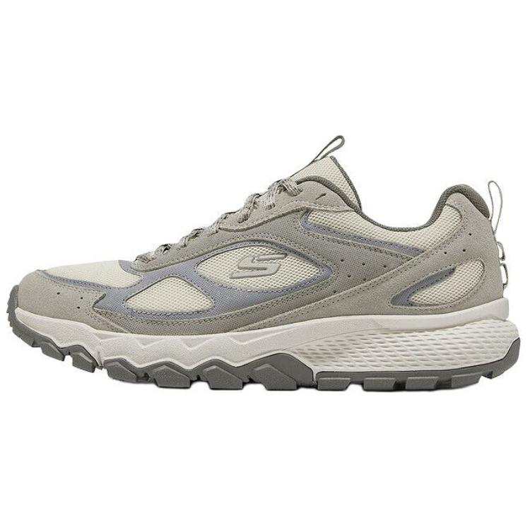 Skechers OUTDOOR MENS Mesh, Artificial Leather Soft And Comfortable Low top Outdoor Shoes Men's Gray